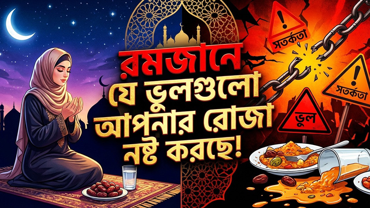 রমজানে রোজা নষ্ট করা ১০টি সাধারণ ভুল | Avoid These Ramadan Fasting Mistakes 2026