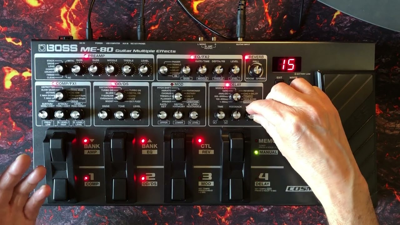 Гитарные эффекты BOSS ME-80 — Учебное пособие по Phrase Looper — Всё, что вам нужно знать
