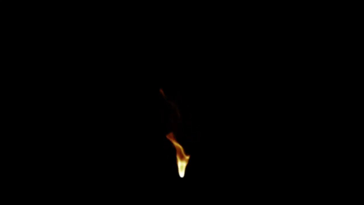 Candle Fire Burning Black Background 4K (No Loops) | 1 Hour Silent Wallpaper Screensaver Overlay