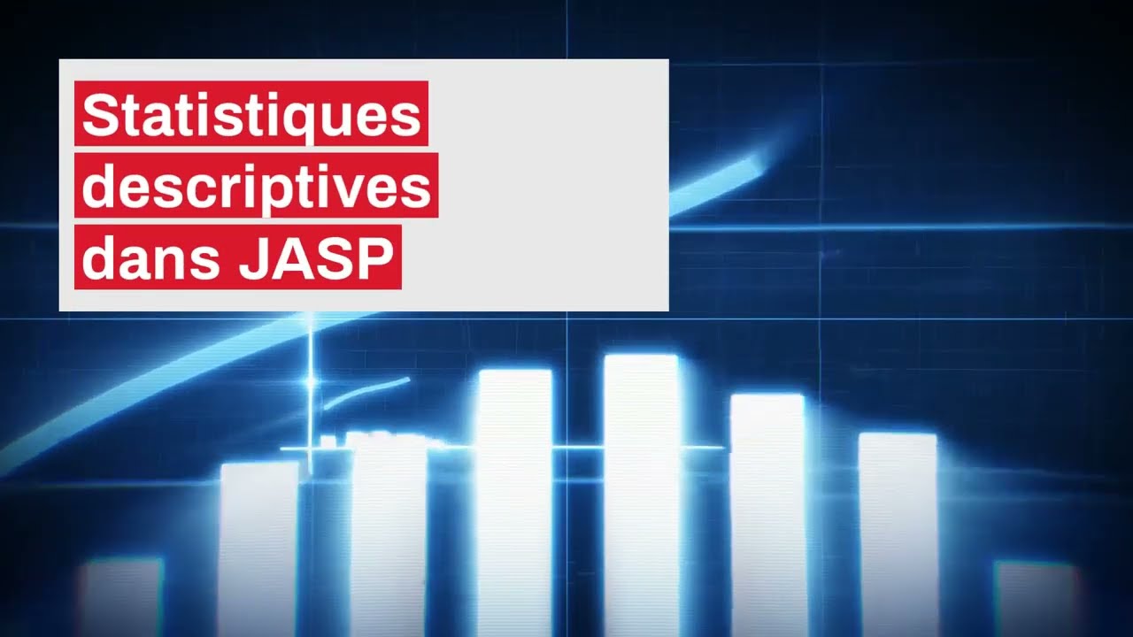 Statistiques descriptives dans JASP