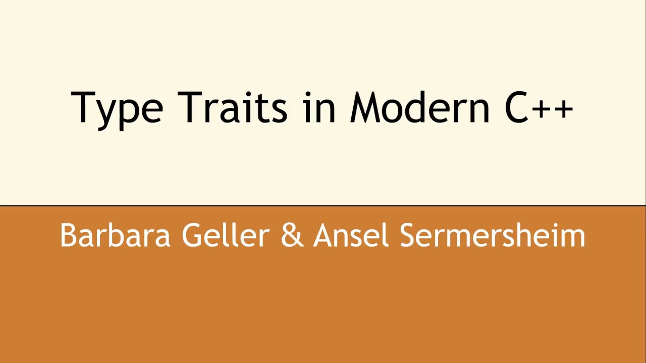 Type Traits