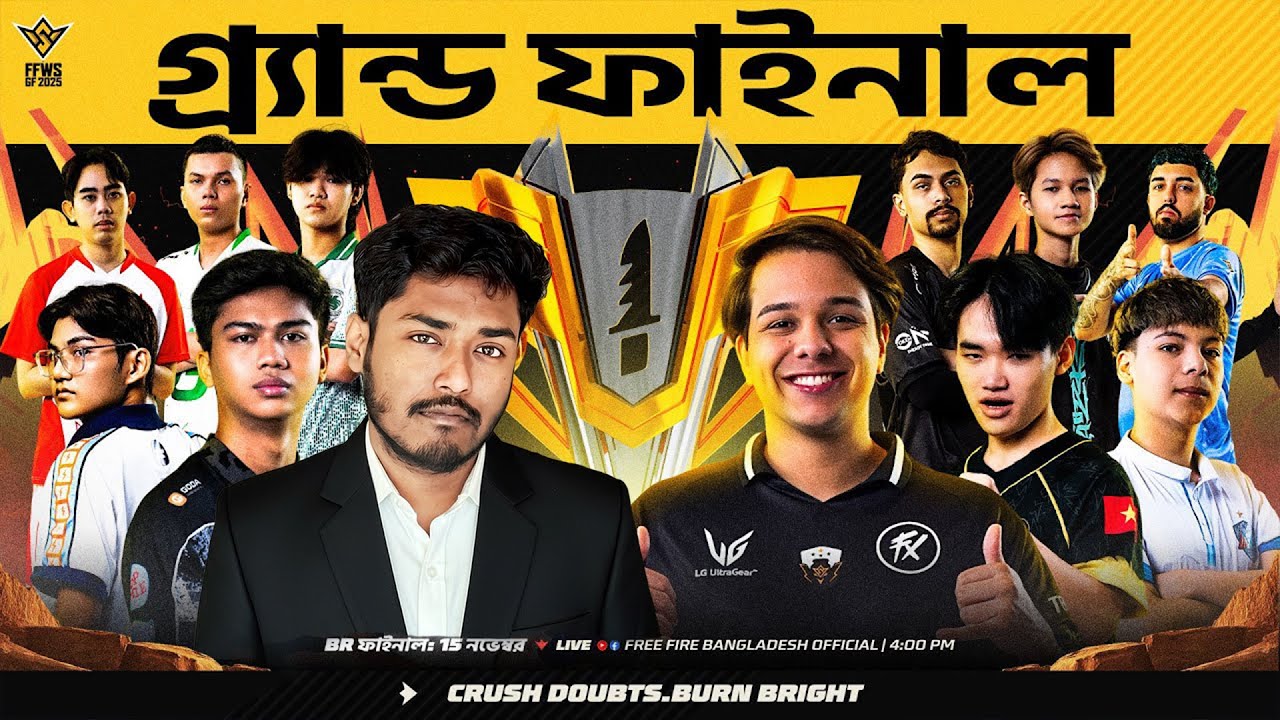 Free Fire World Series 2025 Grand Final With RHK🔥Indonesian Arena 😍 Itz Kabbo Live