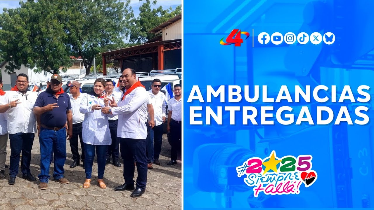 🇳🇮 Nicaragua fortalece su Salud con 19 nuevas ambulancias totalmente equipadas 🚑