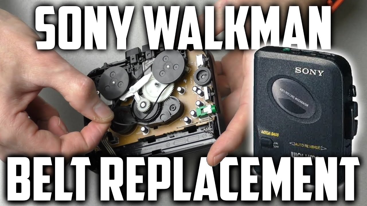 Ремонт старого Sony Walkman (замена ремня)