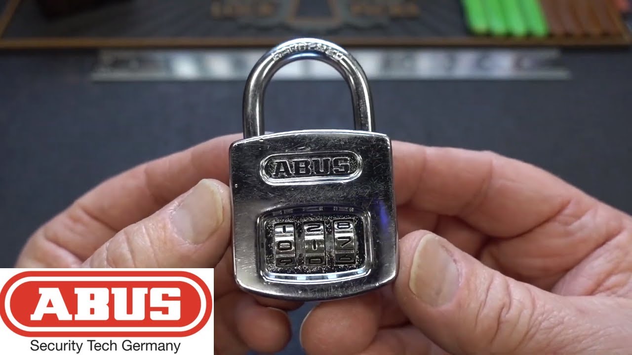 (1413) Расшифруйте кодовый замок Abus 160/40