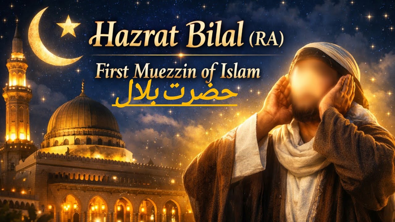 ⭐ اسلام کے پہلے مؤذن | حضرت بلالؓ 🌙⭐ The First Muezzin of Islam | Hazrat Bilal (RA) 🌙