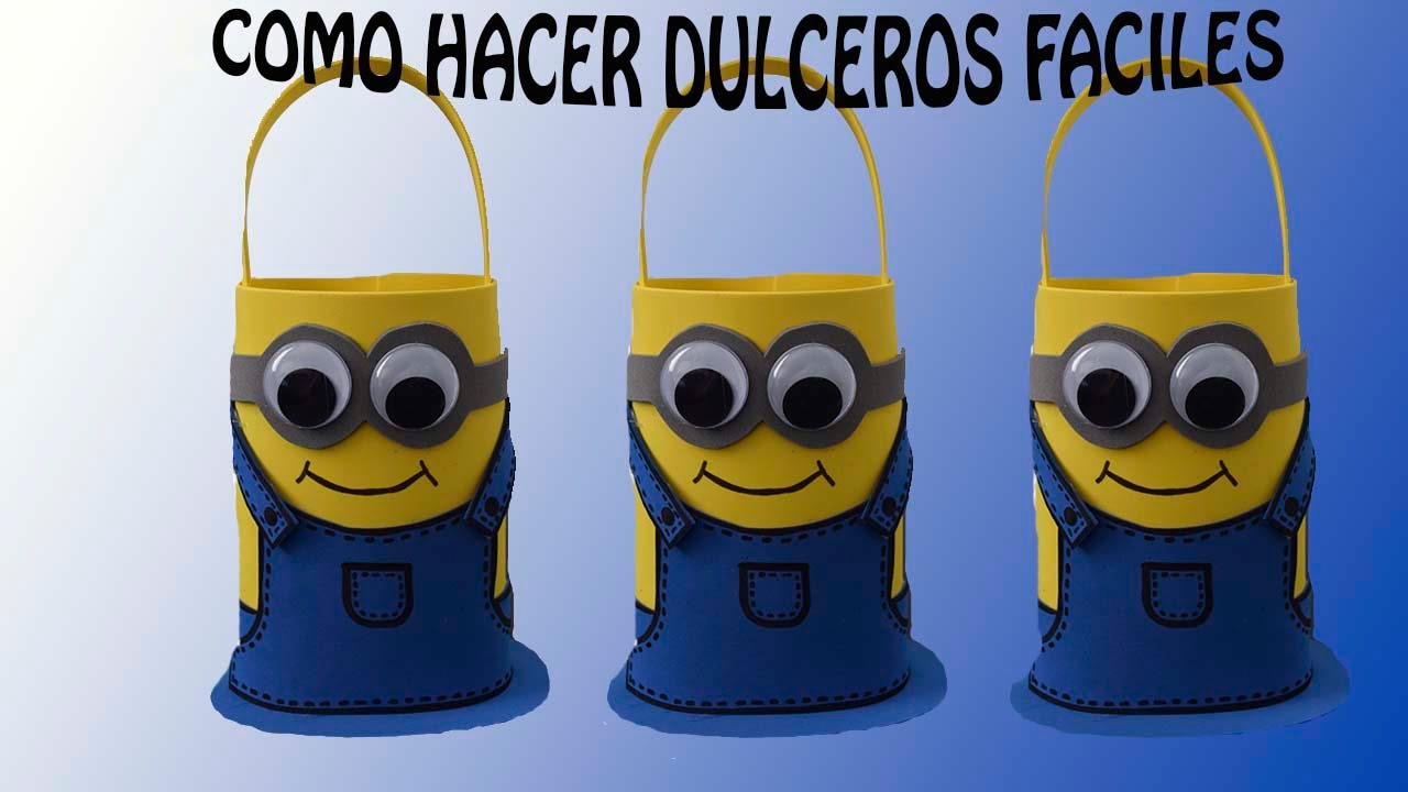 DULCERO MINNIONS FACIL/  COTILLON DE FOAMI
