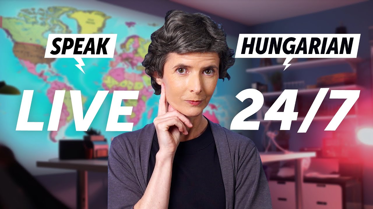 Speak Hungarian 24/7 with HungarianPod101 TV 🔴 Live 24/7