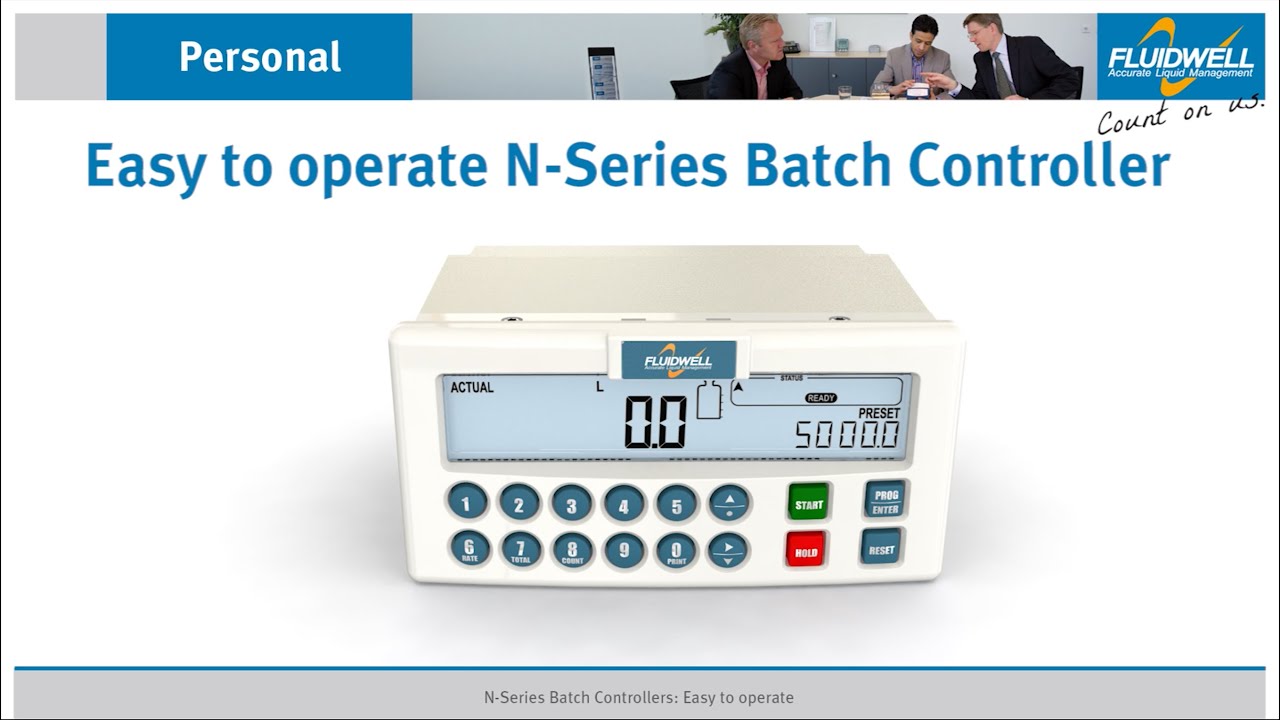 Easy to operate N-Series Batch Controller