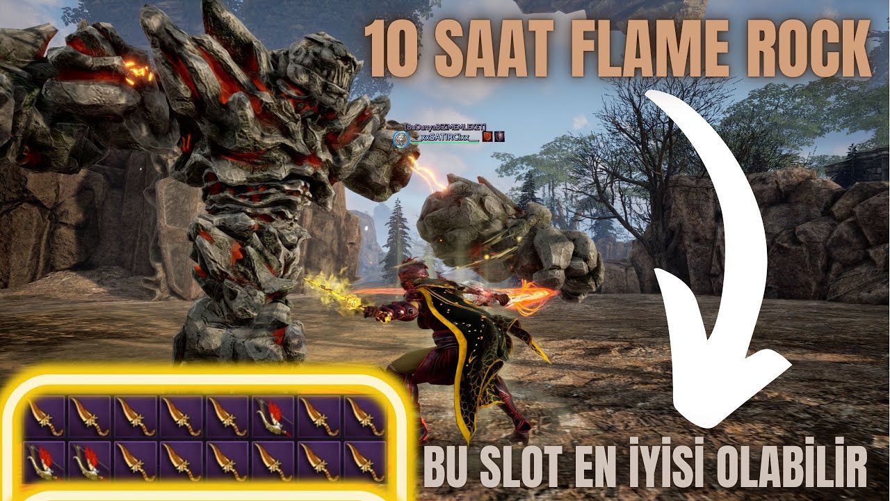 Rise Online | Death Valley FLAME ROCK 10 SAAT FARM | Bu Slot EN İYİSİ OLABİLİR !!! | AARVAD #33