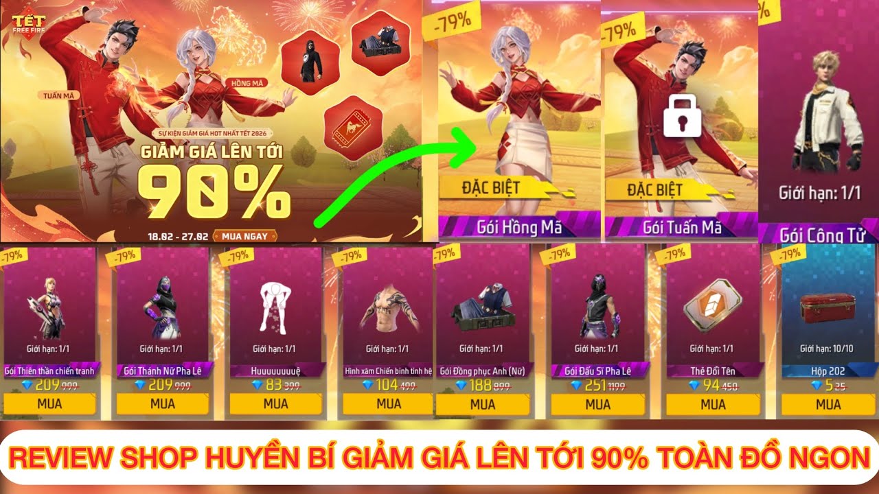 REVIEW SHOP HUYỀN BÍ GIẢM GIÁ LÊN TỚI 90% TOÀN ĐỒ XỊN #vantestvn 