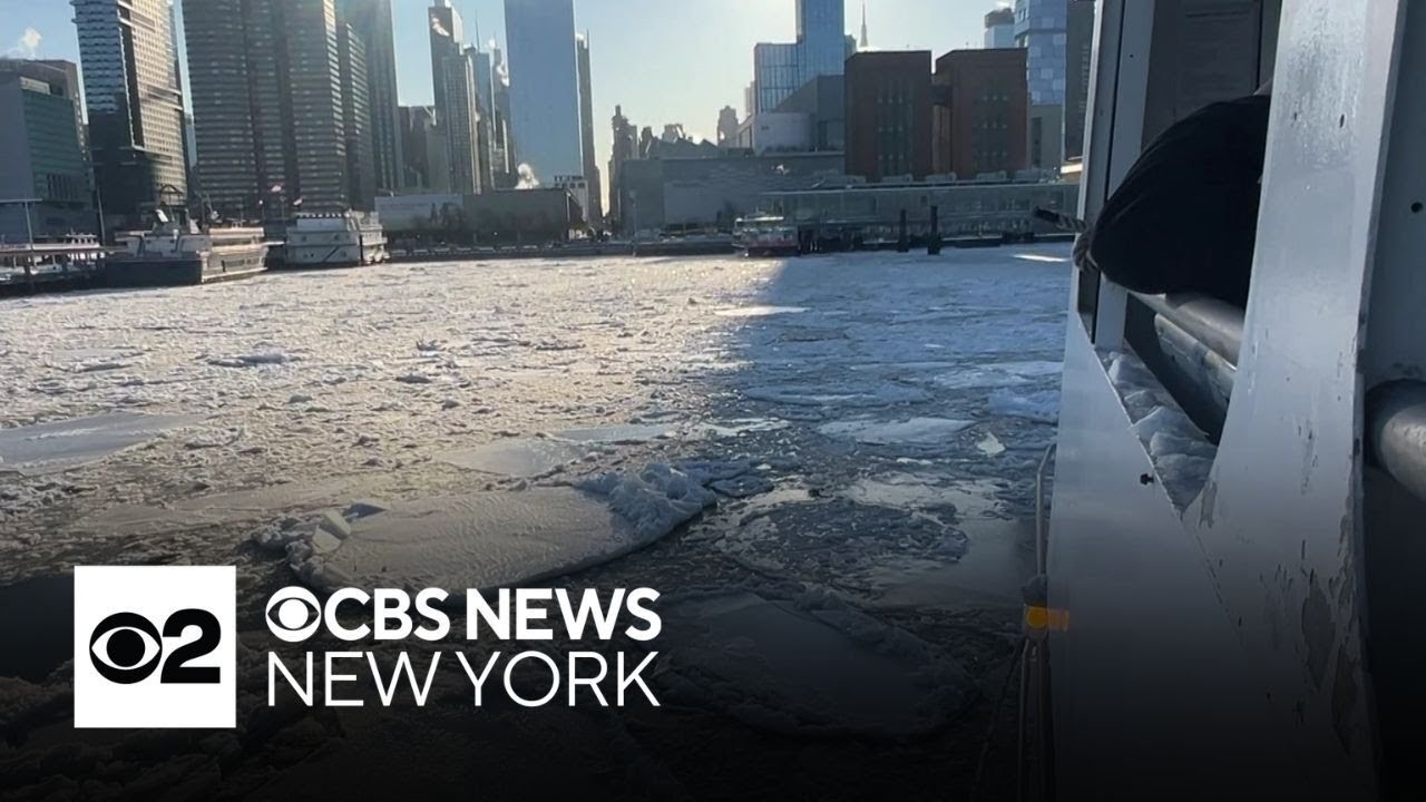 Ice in rivers impacting NYC Ferry service