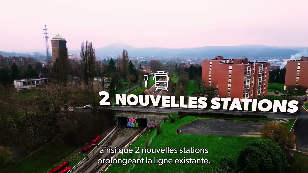 Le Metro 5 à Charleroi