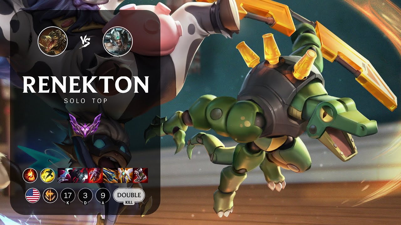 Renekton Top vs Tryndamere - NA Master Patch 14.7
