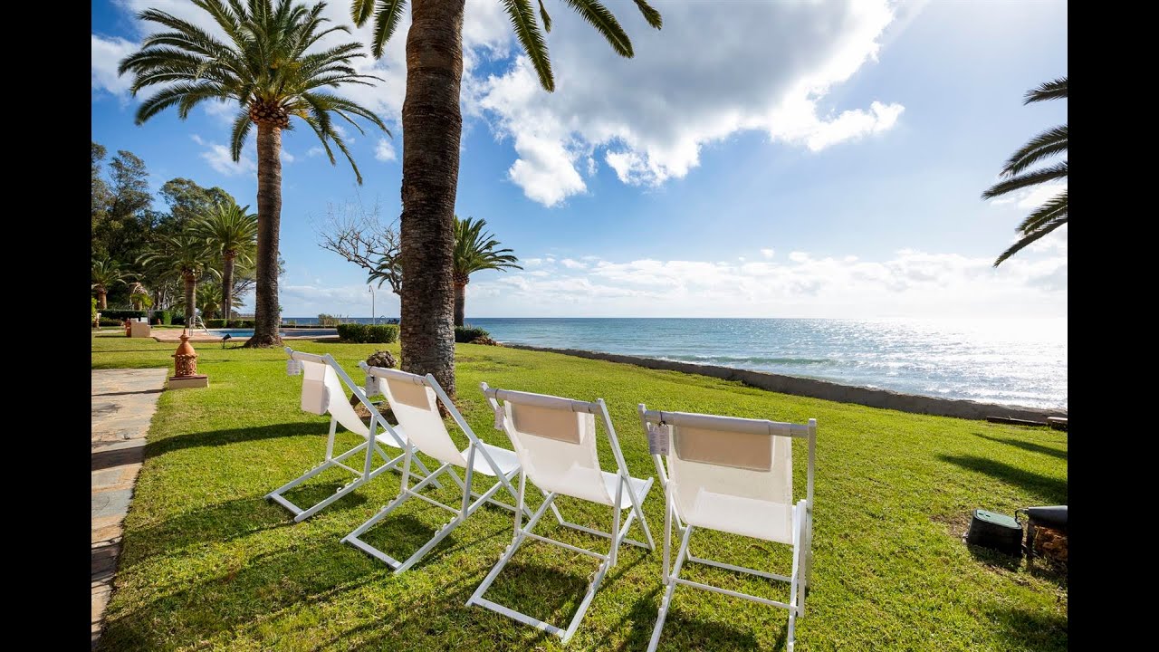 Unique absolute frontline beach house, Estepona.