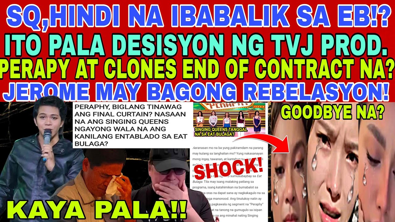 SQ KAYA PALA TERMINATE NA😭MANAGER NG SQ&CLONES SINIWALAT KATOTOHANAN TERMINATION NILA SA EB KAKAIYAK