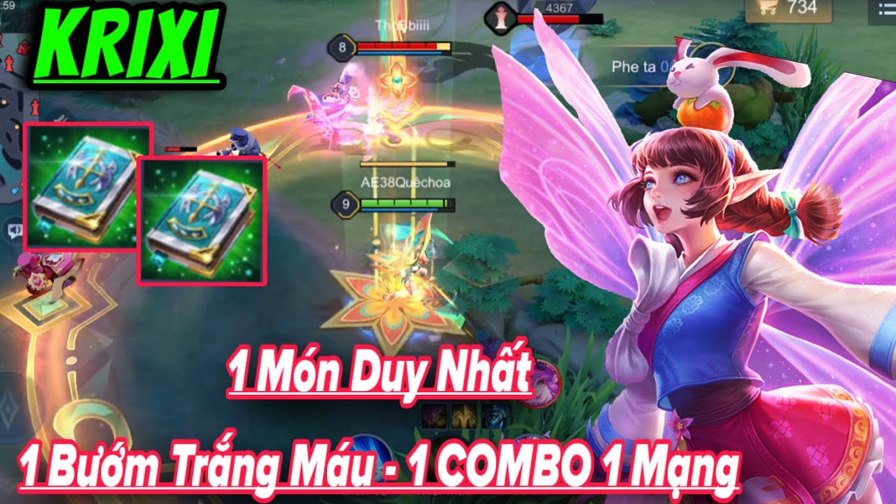 KRIXI Liên Quân || 1 Đồ Duy Nhất COMBO Phát Địch Bốc Hơi Khiến Đối Thủ Chat Lên Mid Như Cờ Cờ