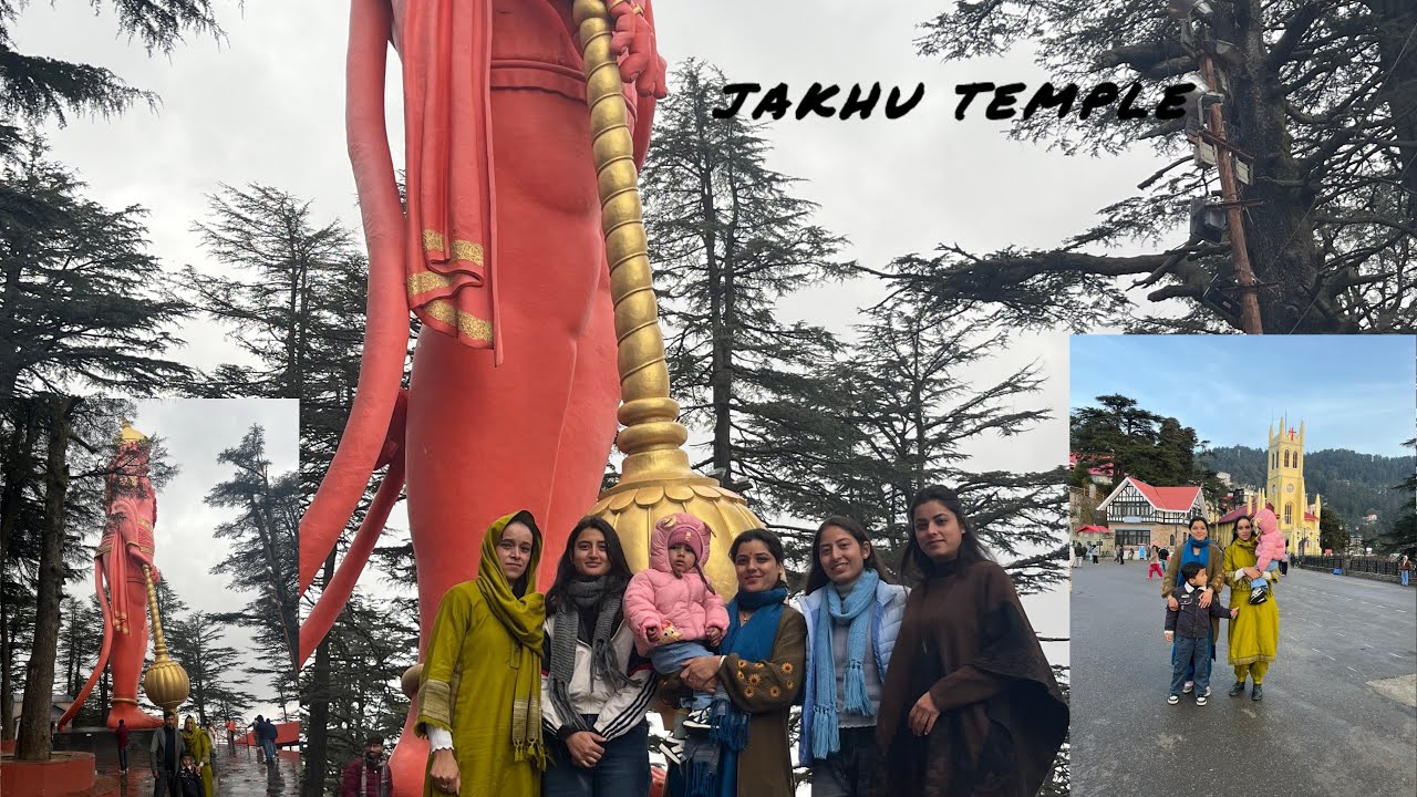 Jakhu temple and Ridge ❄️✨2nd day of Shimla❤️😇 