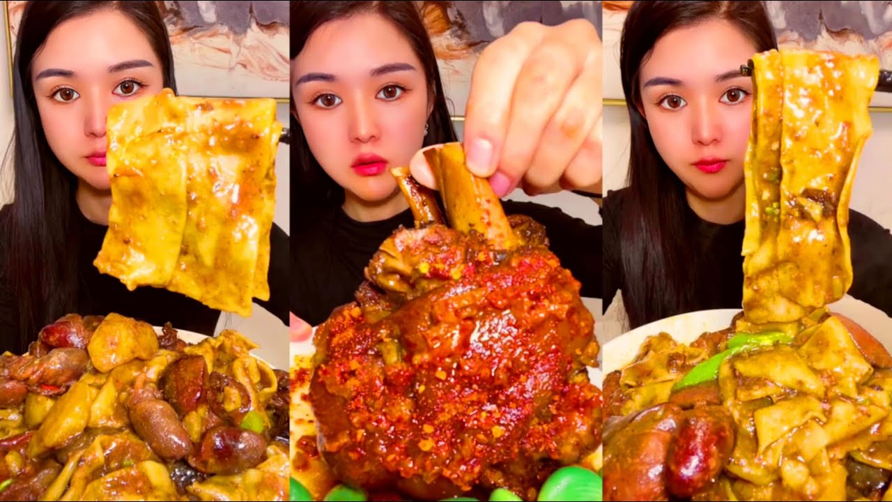 MUKBANG Eating Spicy Food Complications | Chinese Spicy Noodle Challenge