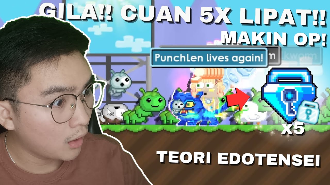 GILA GACOR BANGET PROFITAN INI!! Effort Tipis Cuan 5x LIPAT!! | Growtopia Profit 2025