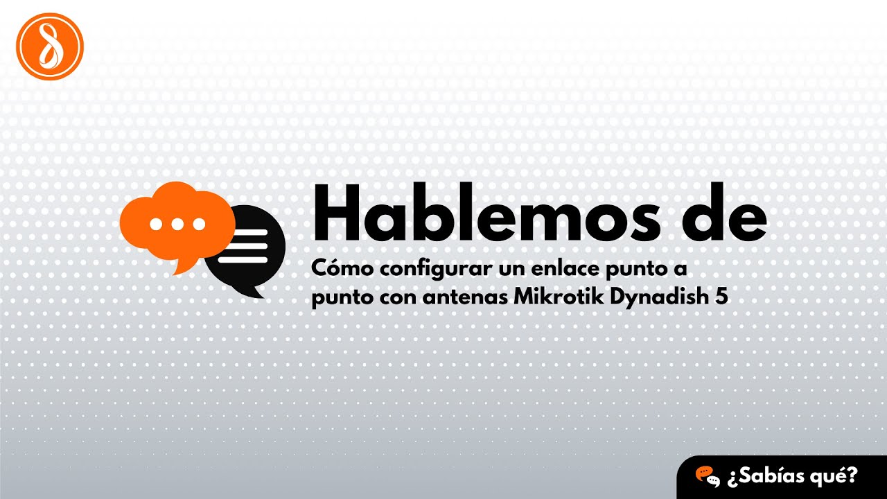 Cómo configurar un enlace punto a punto con antenas Mikrotik Dynadish 5