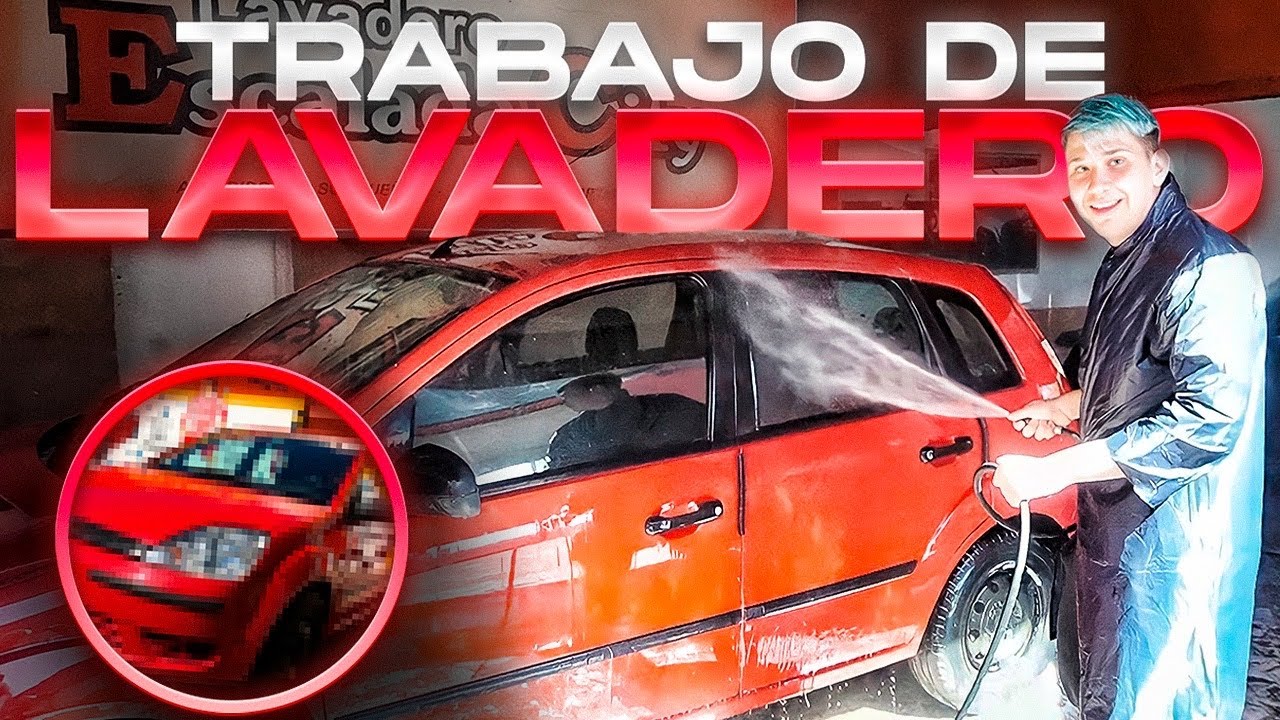 TRABAJANDO EN UN LAVADERO DE AUTOS POR UN DÍA