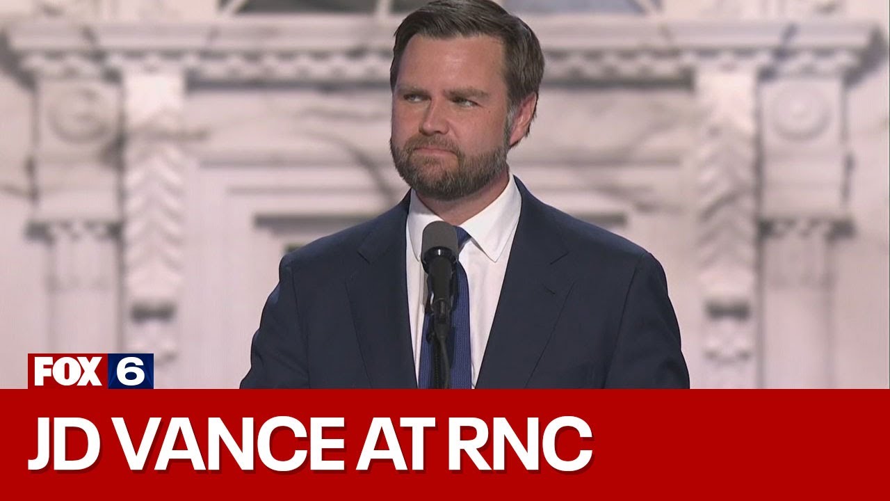 RNC 2024: JD Vance, vice presidential nominee, speaks in Milwaukee | FOX6 News Milwaukee