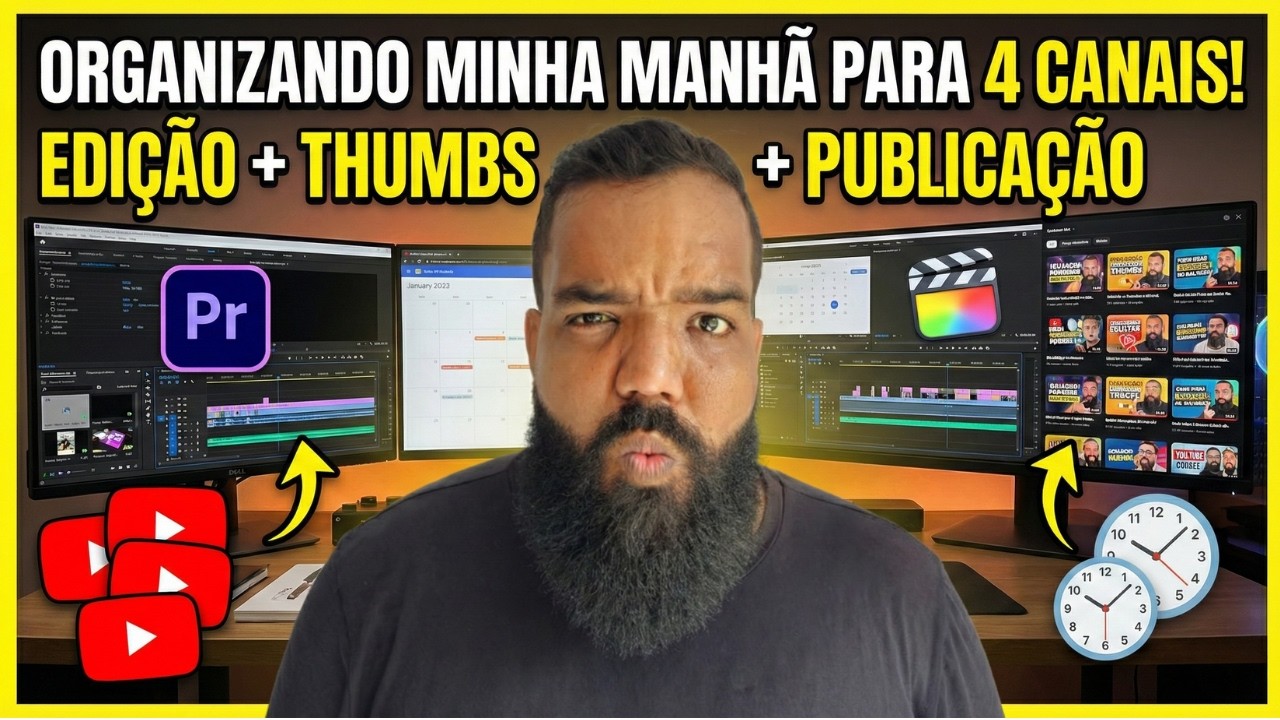 Minha Rotina Insana_ Como Gerencio 4 Canais Sozinho e Ainda Tenho Tempo!
