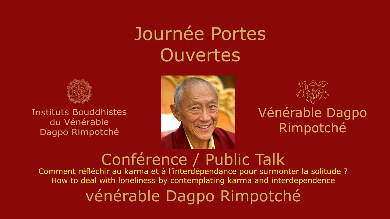 Public Talk: How to deal with loneliness by contemplating karma and interdependence