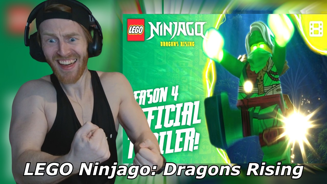 ⚡NEW ⚡ Season 4 Official Trailer | LEGO Ninjago: Dragons Rising • Reaction