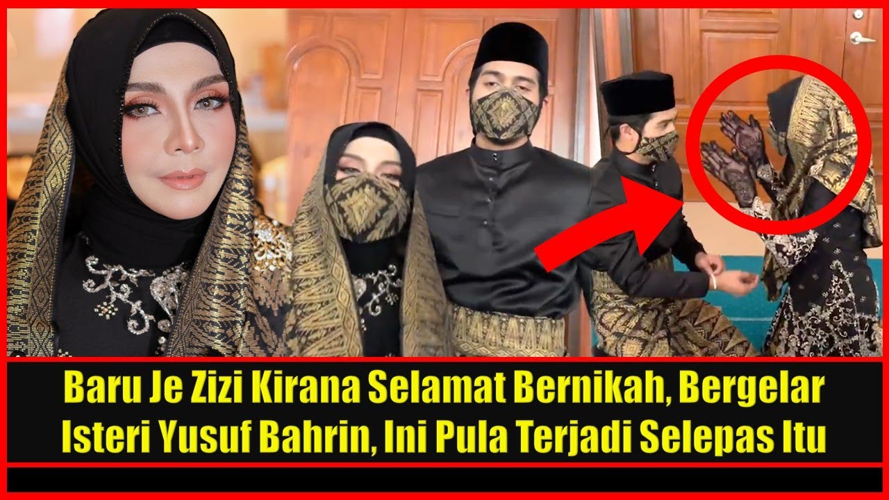 Baru Je Zizi Kirana Selamat Bernikah, Bergelar Isteri Yusuf Bahrin, Ini Pula Terjadi Selepas Itu
