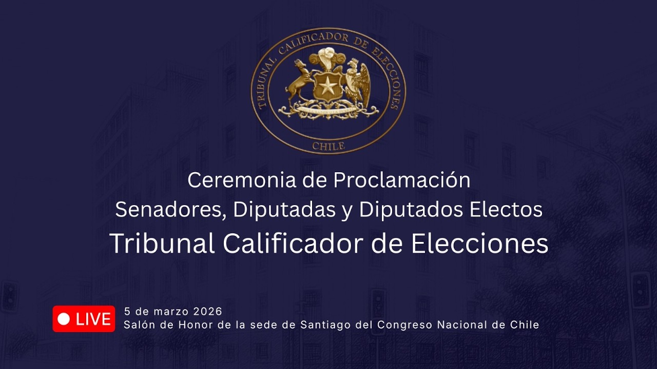Ceremonia de Proclamación Senadores, Diputadas y Diputados Electos
