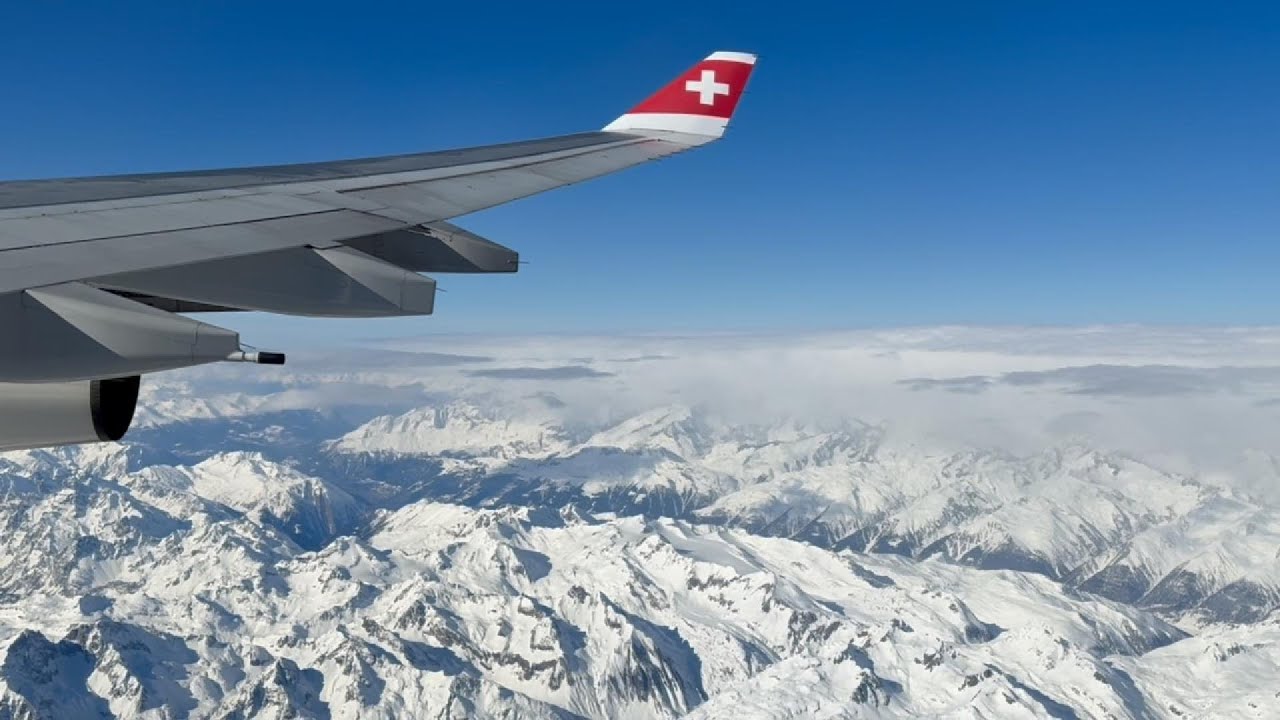 Zurich Airport Takeoff | Scenic Departure Over Switzerland (ZRH).