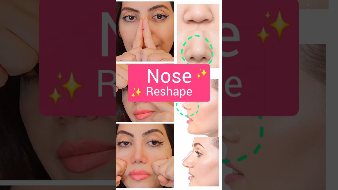 Nose Reshaping Exercises That Actually Work! 👃✨ 