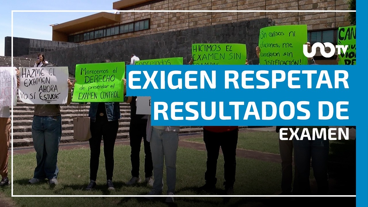 Estudiantes que aprobaron UNAM exigen respetar su lugar y frenar el examen de control en Rector&iacute;a