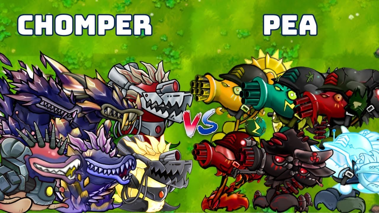 PvZ1 Fusion2.8 Challengesss!!! Team Chomper Vs Team Pea | Who Will Winnn???