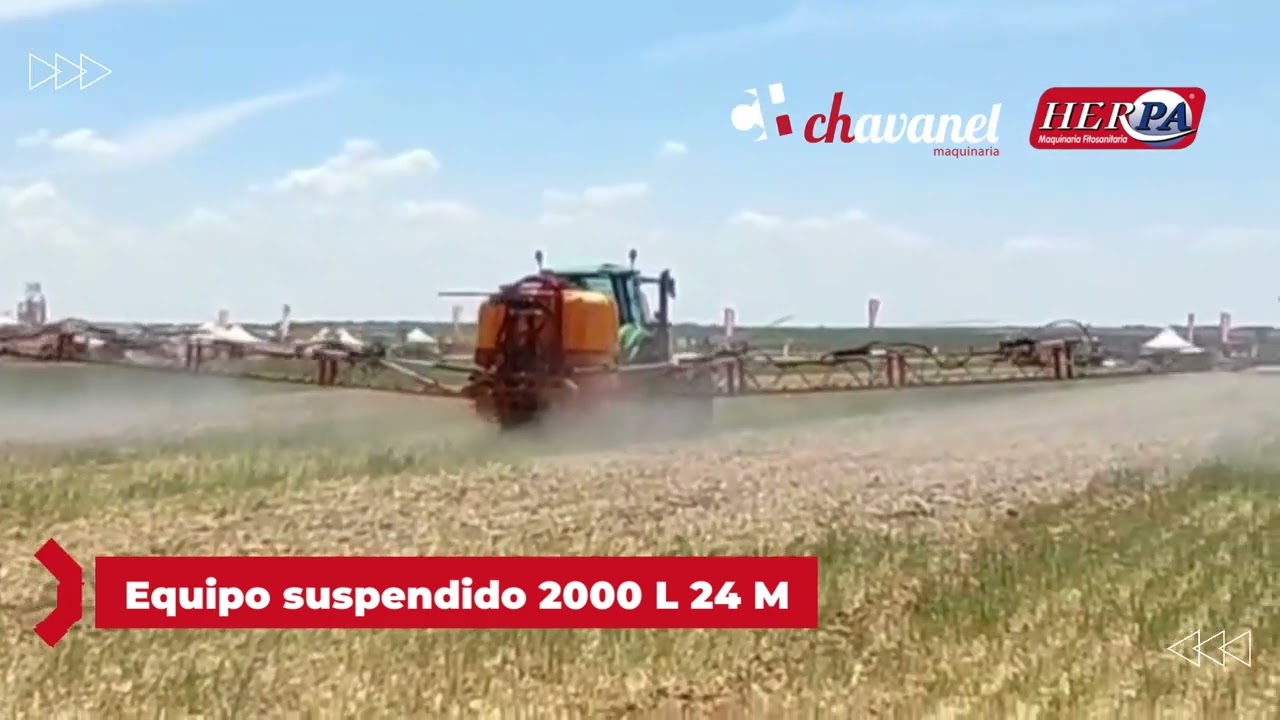 Sulfatadora para tractor Suspendida Herpa de 2000 litros