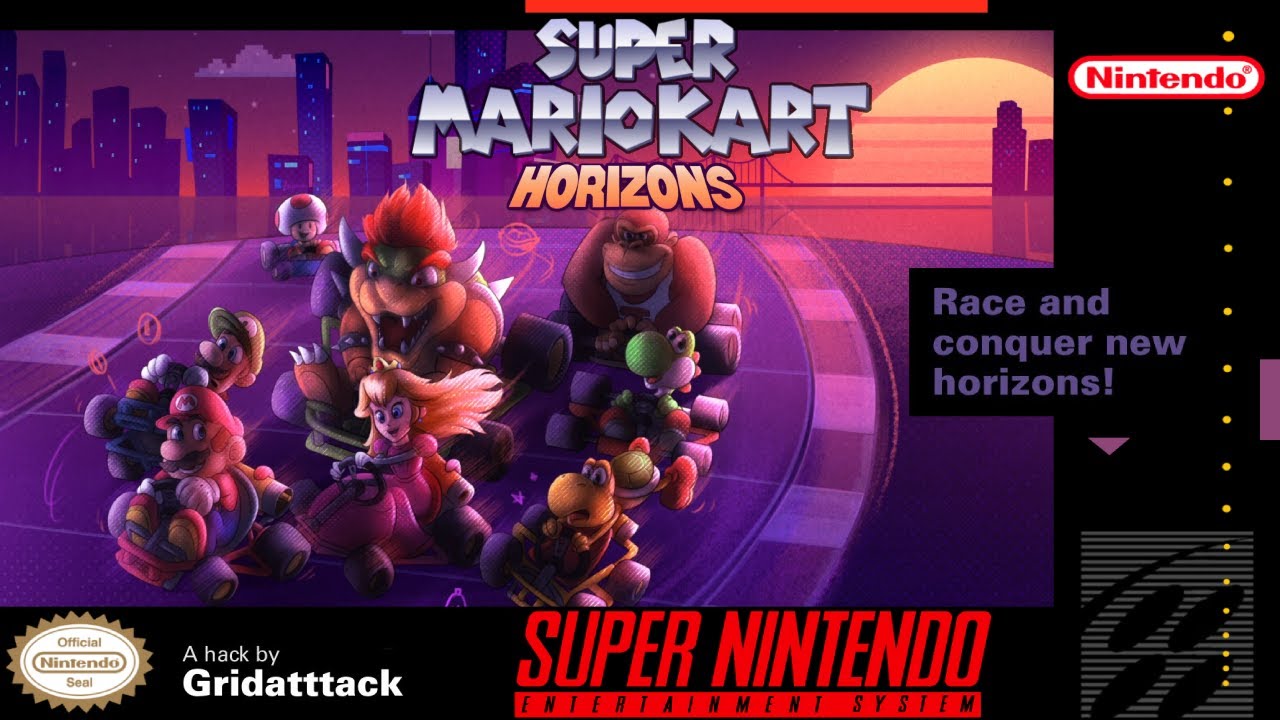 Super Mario Kart: Horizons - ROM Hack [SNES]