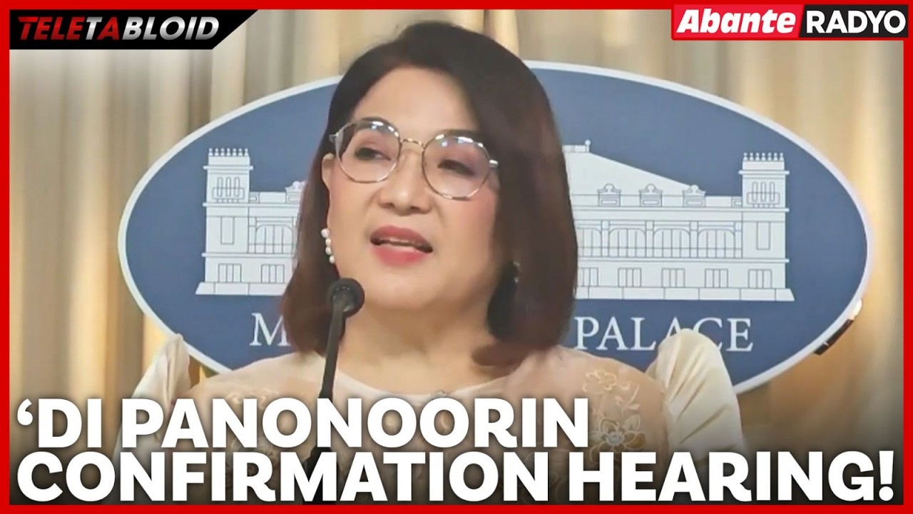 ‘DI PANONOORIN CONFIRMATION HEARING!