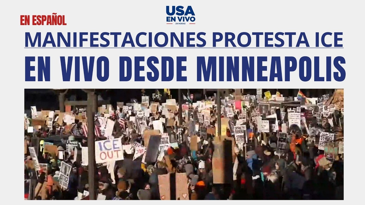 EN VIVO Protestas nacionales contra ICE: en Minneapolis, Minnesota| USA EN VIVO 🔴