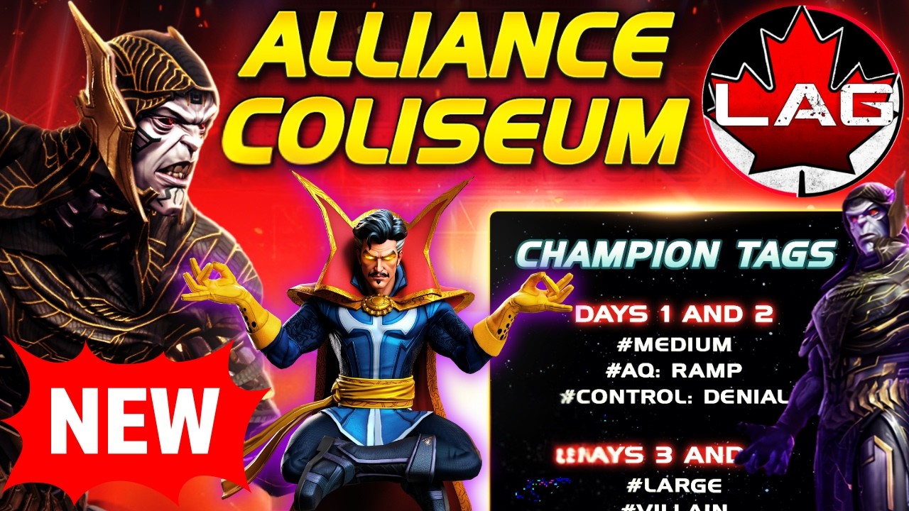 🆕🥊 Coliseum Corvus Guide! MADE EASY! Doctor Strange✨COOKS 20+ Bars! Alliance Glaive Boss! - MCOC