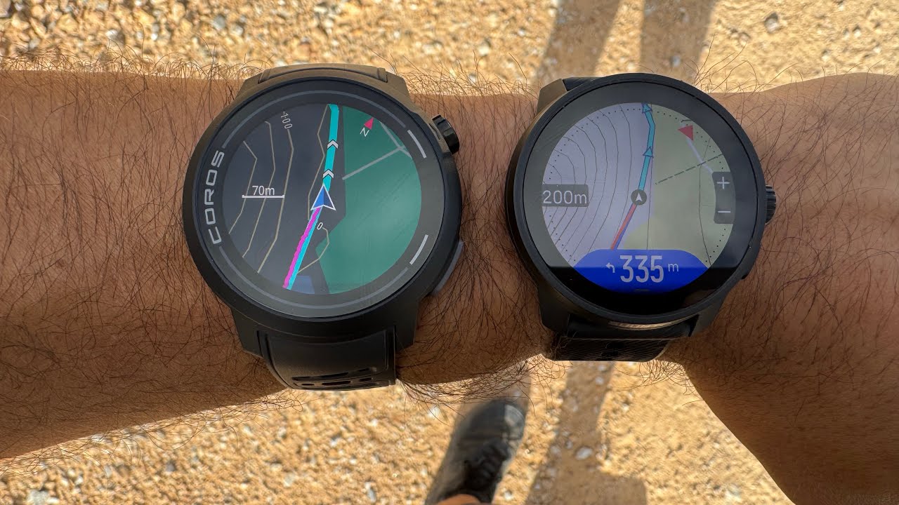 Coros pace pro VS suunto race s ¿ cuál es mejor navegando rutas? Mapas,navegación dos duros rivales