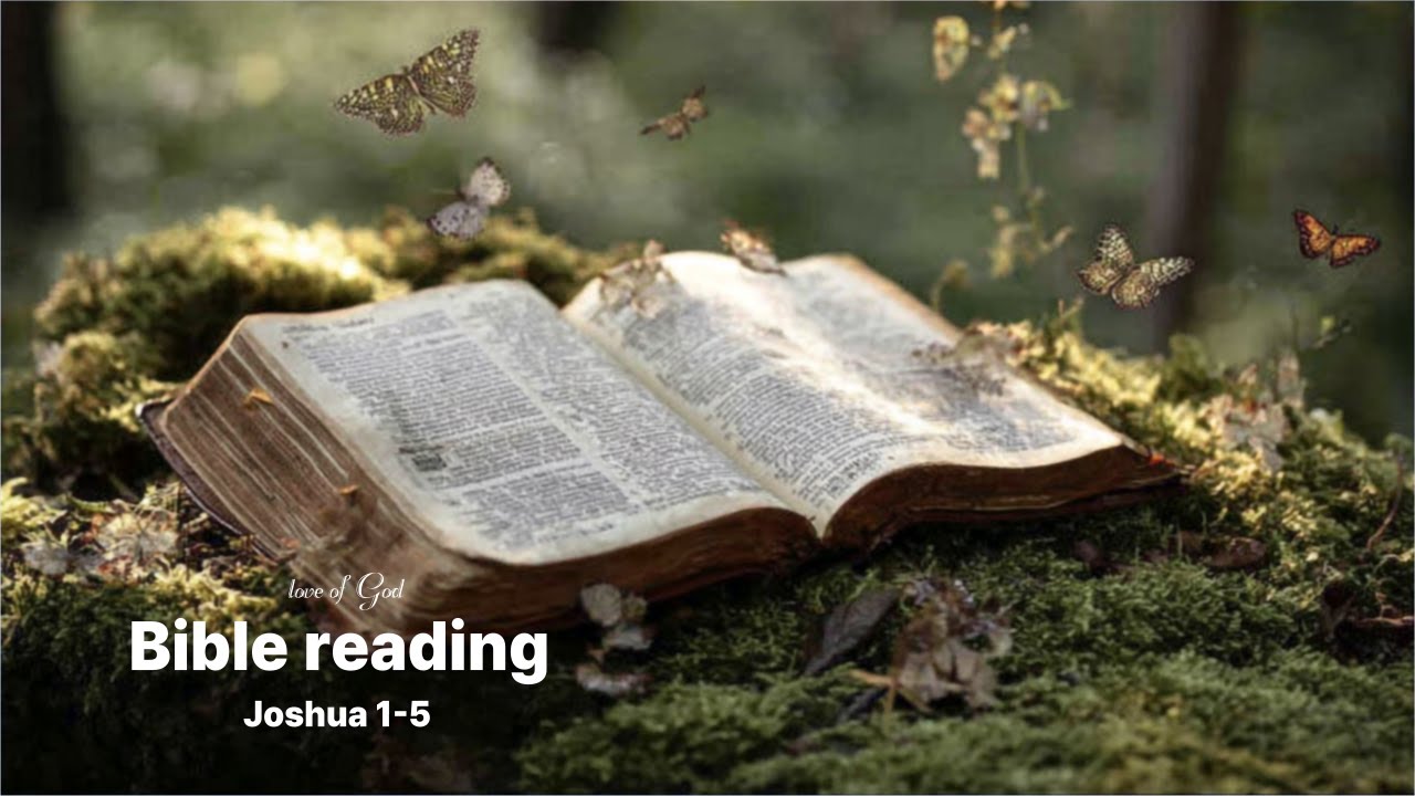 📚Bible-51✝️Joshua 1-5🔊Be Strong & Courageous🌊 Crossing Jordan to Promised Land🕎#Bible#ASMR #Joshua