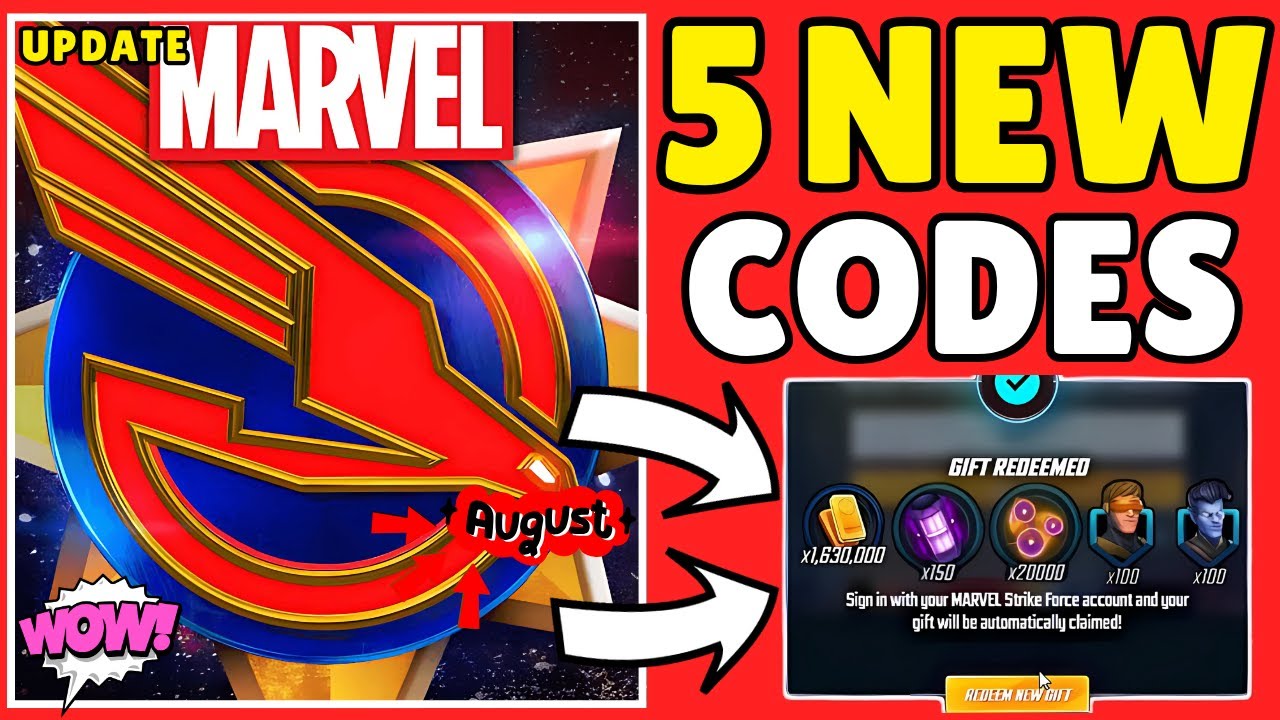 NEW PROMO CODE! MARVEL STRIKE FORCE CODES AUGUST 2025 || MARVEL STRIKE FORCE REDEEM CODES