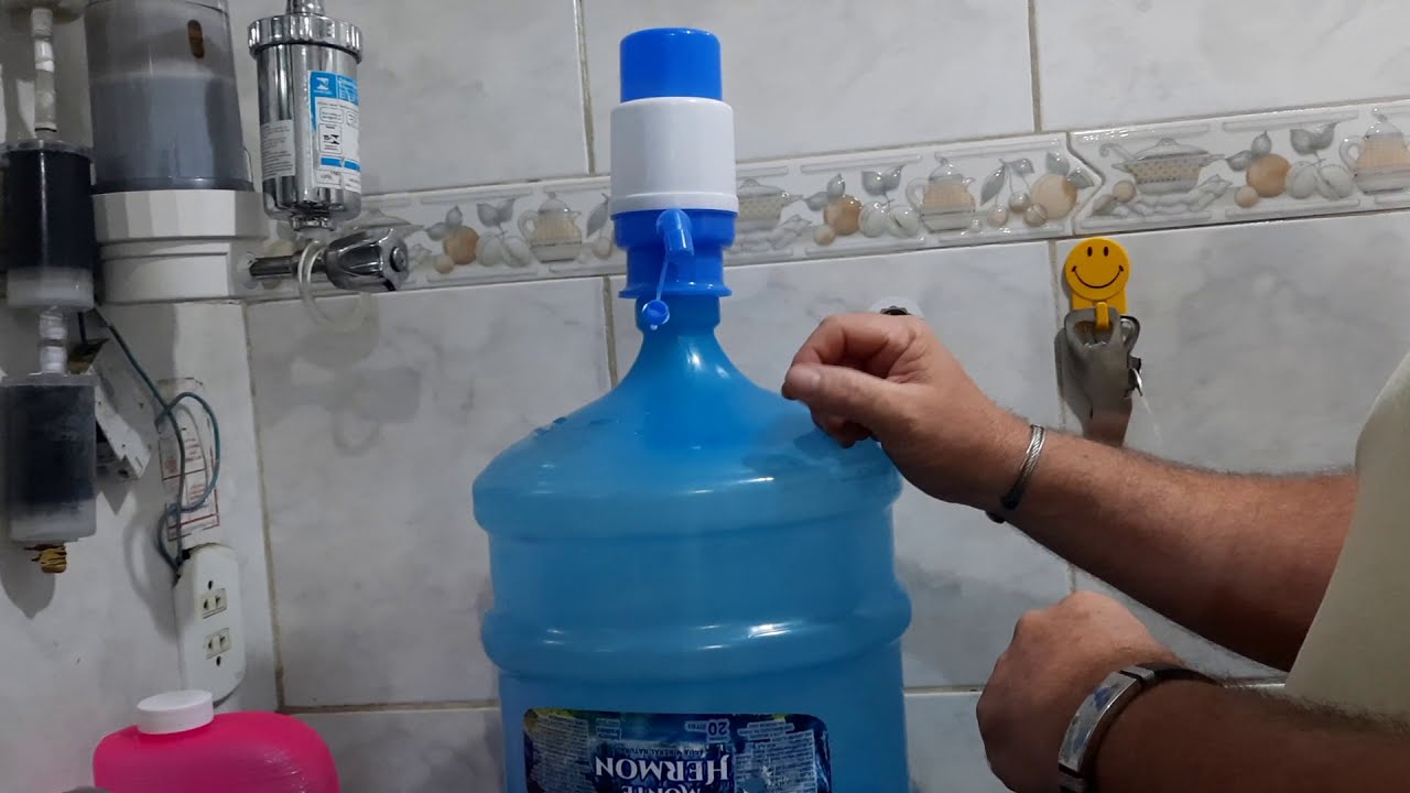 BOMBA PARA GARRAFÃO DE ÁGUA. APRENDA A INSTALAR CORRETAMENTE