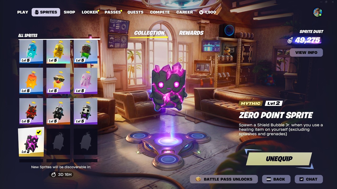 Как обмениваться спрайтами в Fortnite 3 сезон (Полный гайд)