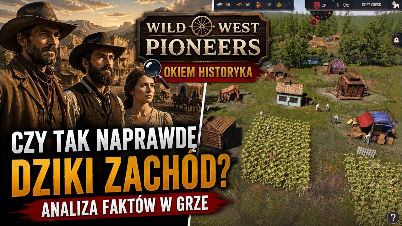 WILD WEST PIONEERS Gameplay i Recenzja - Będzie hit? | gry historyczne