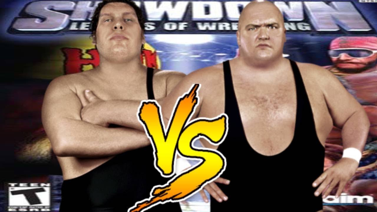 Showdown Legends Of Wrestling Andre The Giant vs King Kong Bundy