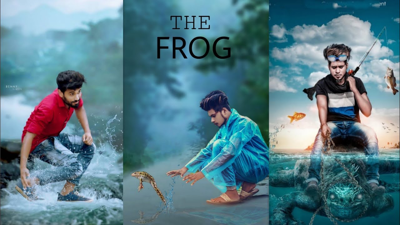 THE FROG - Rain Manipulation Photo Editing Tutorial | PicsArt Photo Editing | Royal Editing