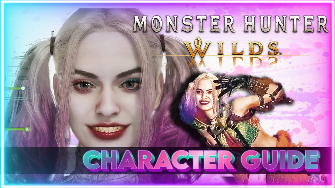 Monster Hunter Wilds Character Creation-Harley Quinn